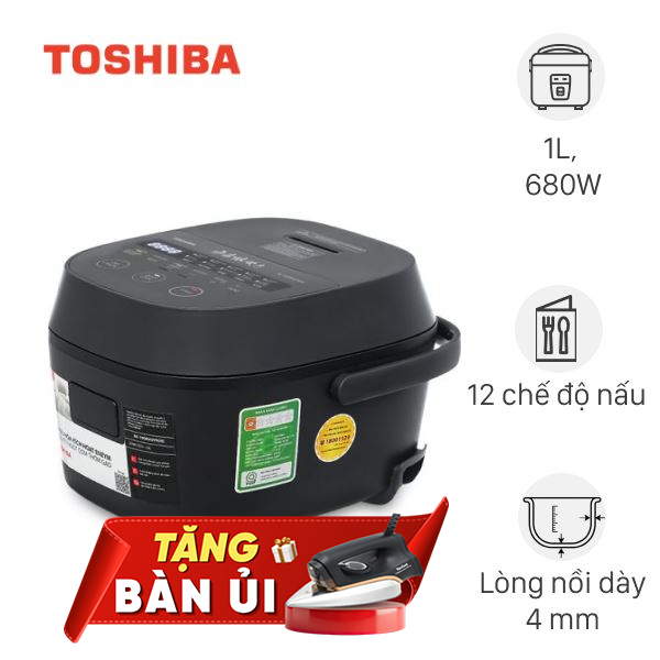 Nồi cơm điện tử Toshiba 1 lít RC-10DR5UVN(H)