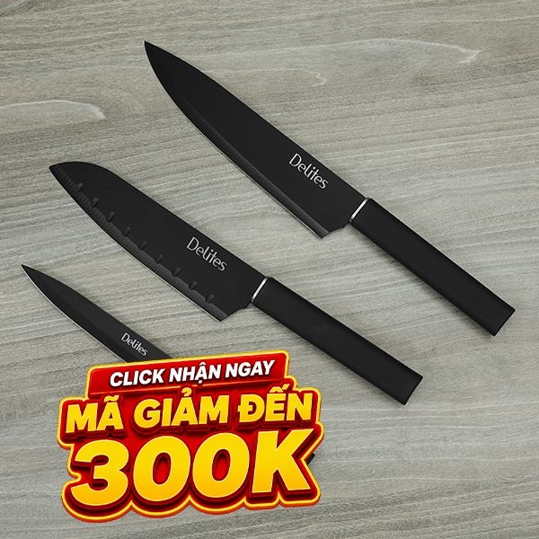 Bộ dao inox Delites LK-S56-3