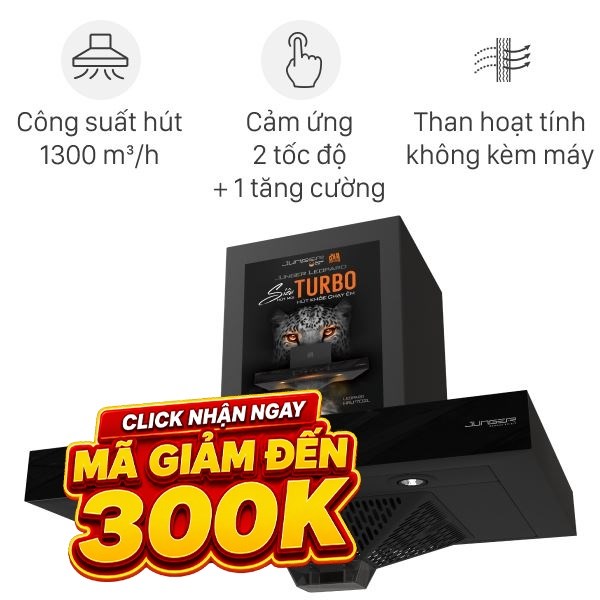 Máy hút mùi áp tường Junger Leopard HRJ-702L