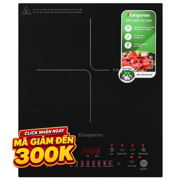 Bếp từ đơn Kangaroo KGIC22S2 2200W