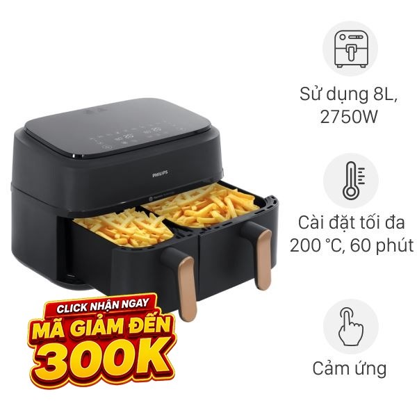 Nồi chiên không dầu Philips 9 lít NA352/00