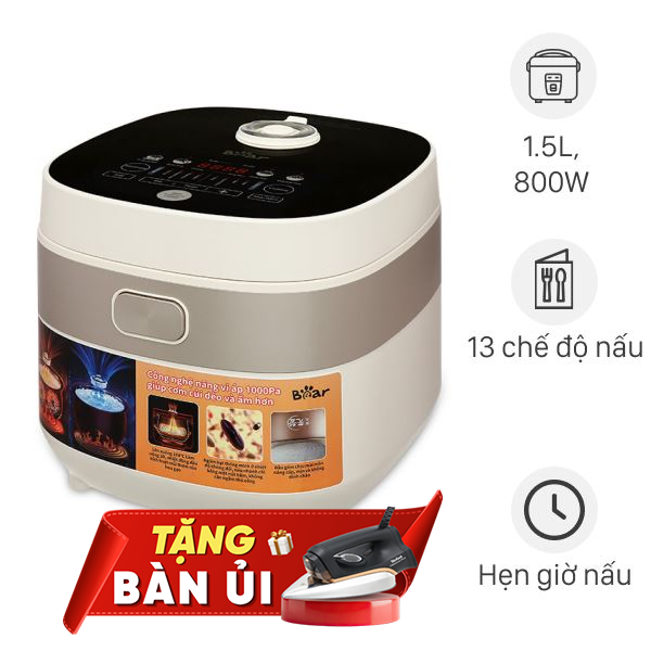 Nồi cơm điện tử Bear 1.5 lít RC-4H40A