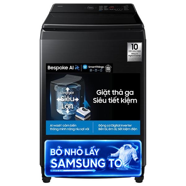 Máy giặt Samsung Inverter 19 kg WA80F19B9BSV