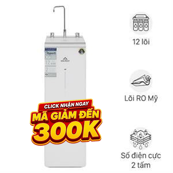 Máy lọc nước RO Hydrogen ion kiềm Hòa Phát HPA855 12 lõi