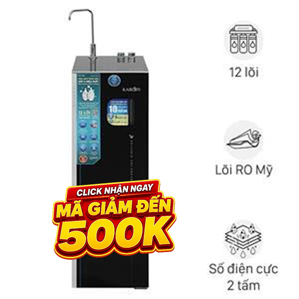 Máy lọc nước RO Hydrogen ion kiềm Karofi KAE-S66