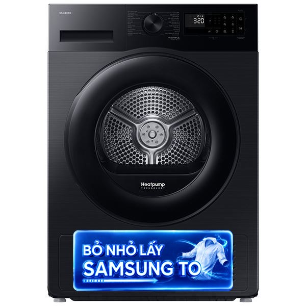 Máy sấy bơm nhiệt Samsung 9 Kg DV90CGC2A0ABSV