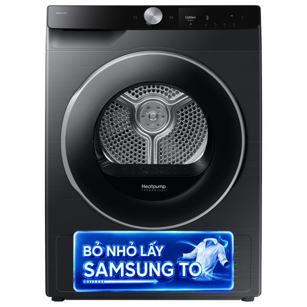 Máy sấy bơm nhiệt Samsung 9 Kg DV90T6240LB/SV