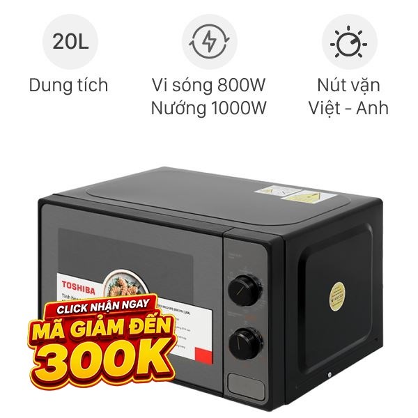 Lò vi sóng có nướng Toshiba MM2-MG20PE(BM)VN