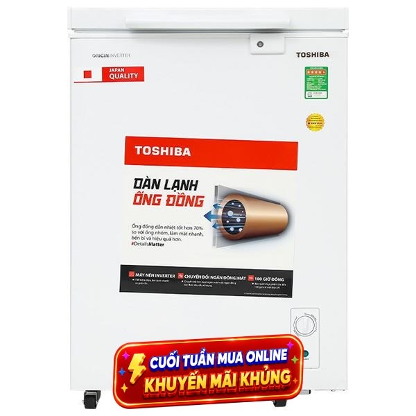 Tủ đông Toshiba Inverter 143 lít GR-RC185CM-PMV(01)