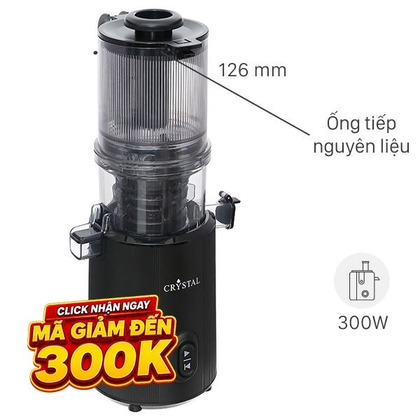 Máy ép chậm Crystal JE6023