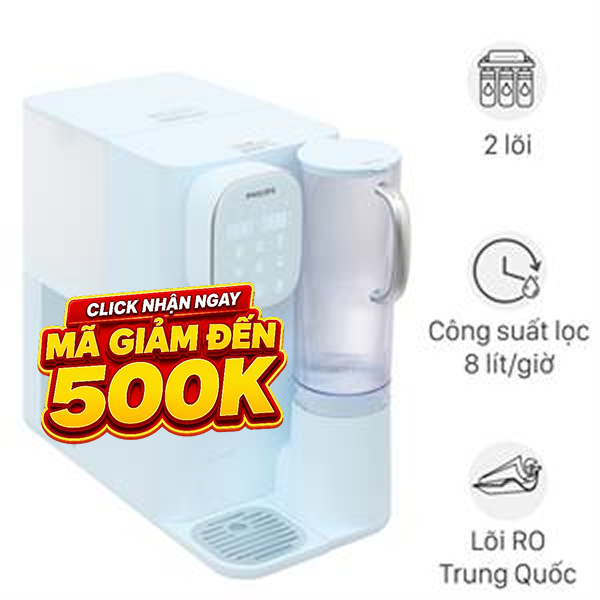 Máy lọc nước RO nóng nguội lạnh Philips ADD6912BL/90