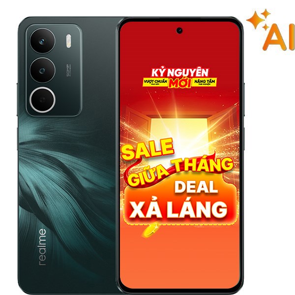 スマートフォン本体 realme C71 6GB-128GB NFC realme C71 6GB/128GB chính hãng, tặng PMH 250K, BH 18 tháng