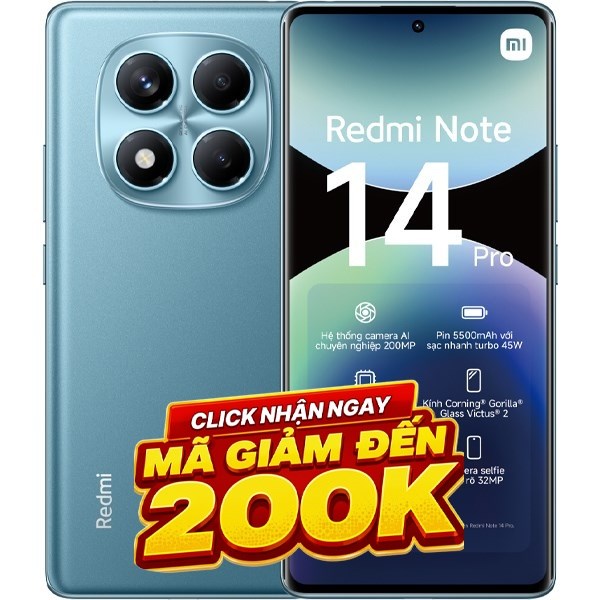 Điện thoại Xiaomi Redmi Note 14 Pro 12GB/256GB