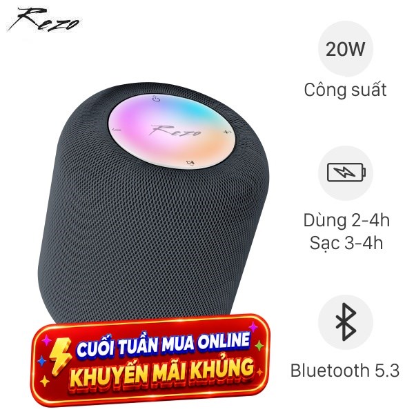 Loa Bluetooth Rezo TouchBass1