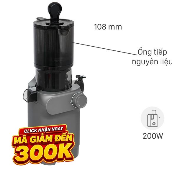 Máy ép chậm Hafele HS-J108SG (535.43.397)