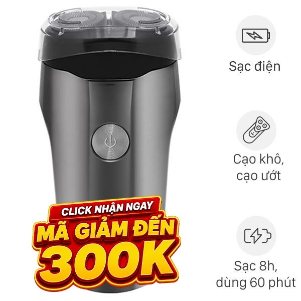 Máy cạo râu khô và ướt Flyco FS181VN