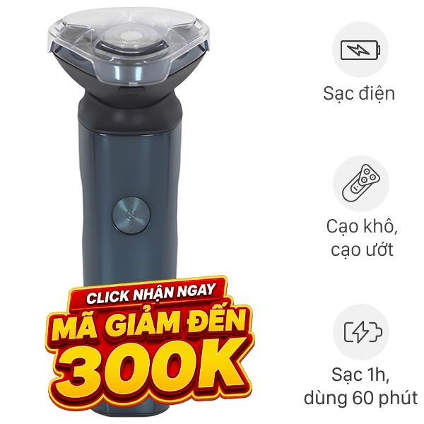 Máy cạo râu khô và ướt Flyco FS165VN