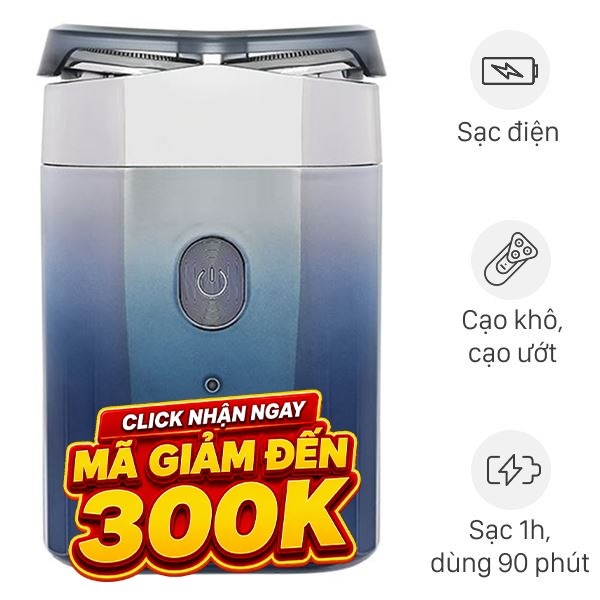 Máy cạo râu khô và ướt Coclear HS208