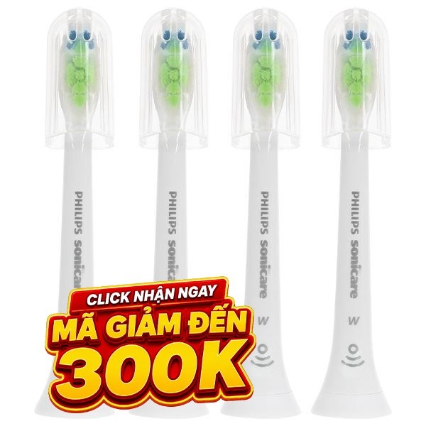 Bộ 4 đầu bàn chải điện Philips Sonicare HX6064/67