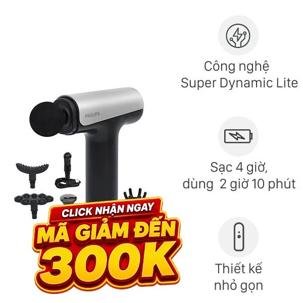 Súng massage cầm tay Philips PPM7325