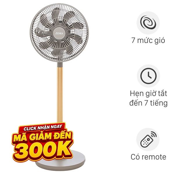 Quạt tuần hoàn Sunhouse  9 cánh APF7326B 38W
