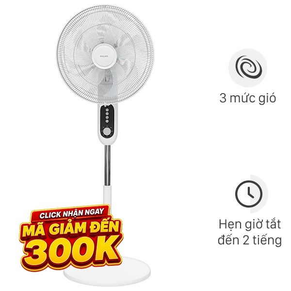 Quạt đứng Philips  6 cánh CX1220/00 45W