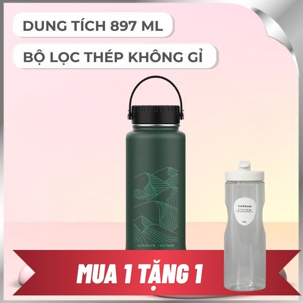 Bình giữ nhiệt inox 897 ml Riga Tumbler Vietnam Edition Lock