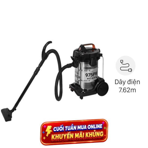 Máy hút bụi công nghiệp Hitachi CV-975PW