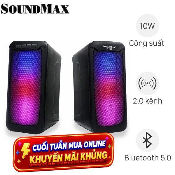 Loa vi tính Bluetooth SoundMax A180