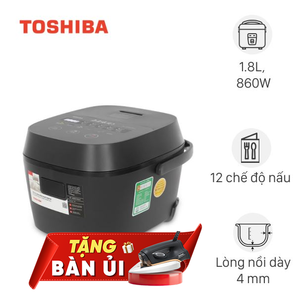 Nồi cơm điện tử Toshiba 1.8 lít RC-18DR5UVN(H)