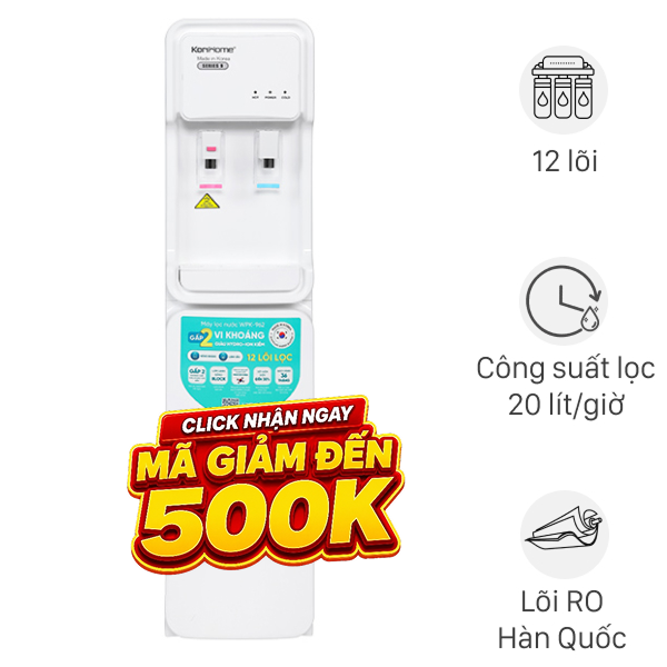 Máy lọc nước RO nóng lạnh Korihome WPK-962
