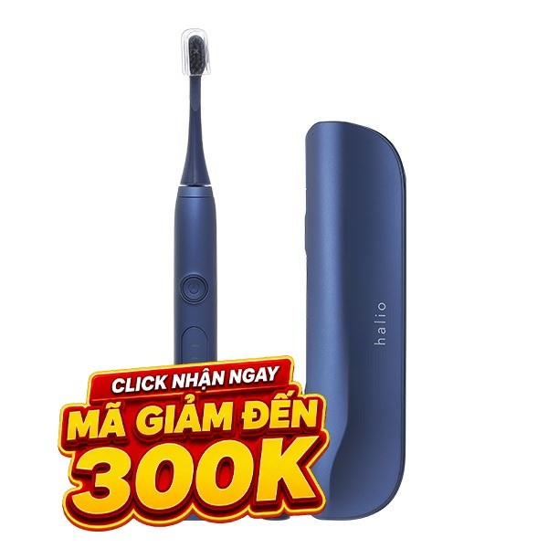 Bàn chải điện Halio Sonic Whitening Pro Midnight Blue