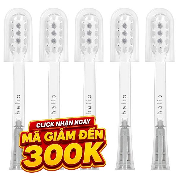 Bộ 5 đầu bàn chải điện Halio Wave Sonic