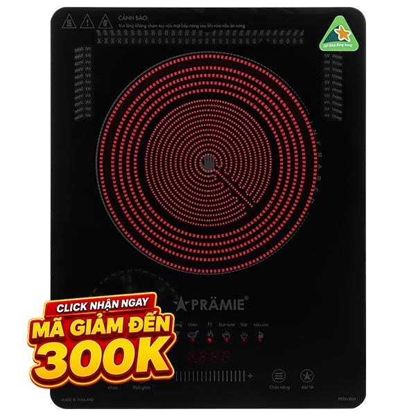 Bếp hồng ngoại đơn Pramie PRTH-1001 2200W