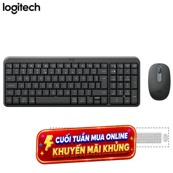 Bộ Bàn Phím Chuột Bluetooth Logitech MK250