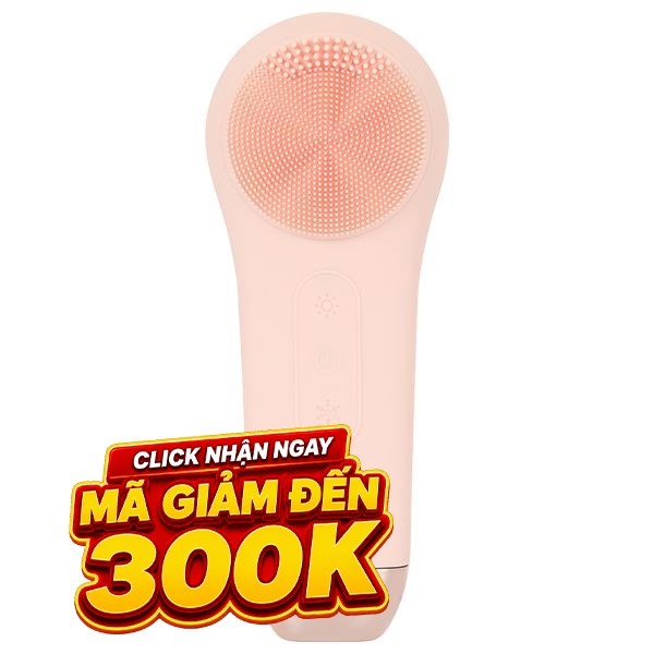 Máy rửa mặt và massage Halio 5 in 1 Peach Fuzz