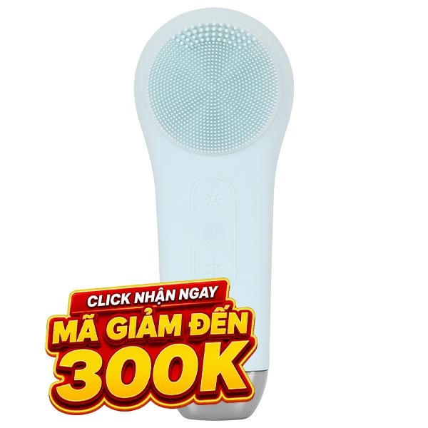 Máy rửa mặt và massage Halio 5 in 1 Ice Blue