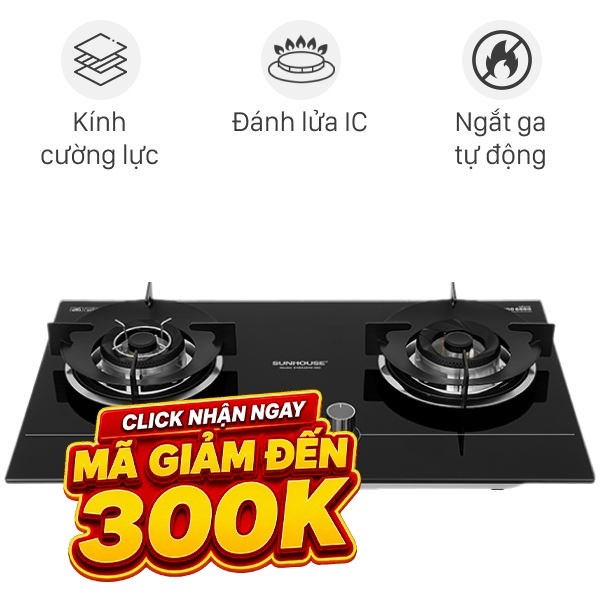 Bếp ga âm Sunhouse SHB62040-MD
