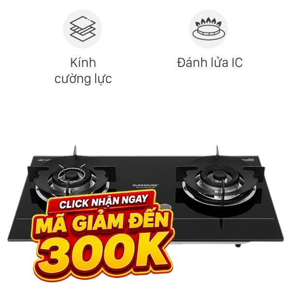 Bếp ga âm Sunhouse SHB62020-MD