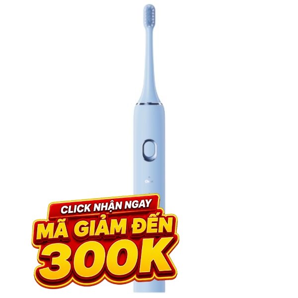 Bàn chải điện Halio Sonic SmartClean Electric Toothbrush Sky Blue