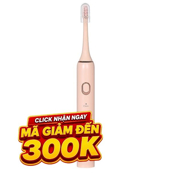 Bàn chải điện Halio Sonic SmartClean Electric Toothbrush Coral