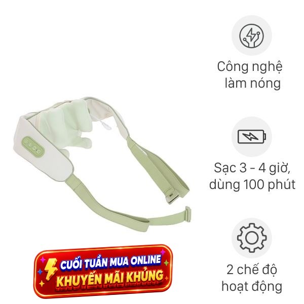 Máy massage cổ vai gáy Bomidi MP2 Lite