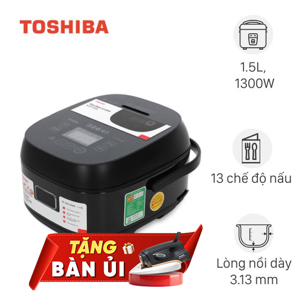 Nồi cơm điện cao tần Toshiba 1.5 lít RC-15IP1UVN(K)