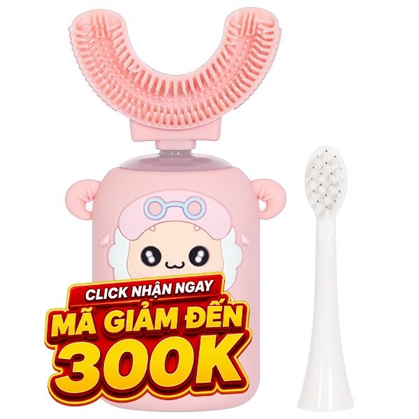 Bàn chải điện trẻ em Magic Kid-01 - Hồng