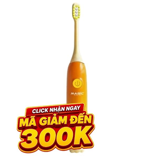 Bàn chải điện trẻ em Magic Kid-02 - Cam