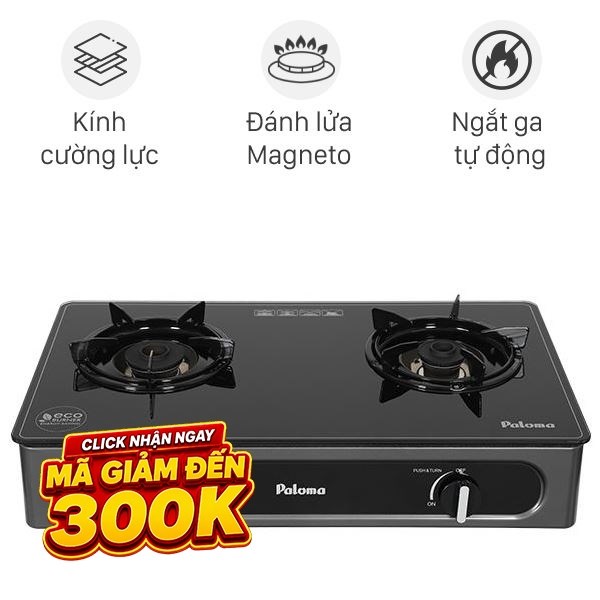 Bếp gas đôi Paloma PA-V73GB