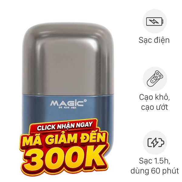 Máy cạo râu khô và ướt Magic B-60
