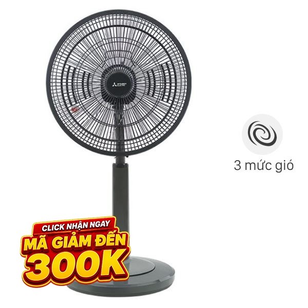 Quạt lửng Mitsubishi Electric  3 cánh R16A-GC CY-GY 45W