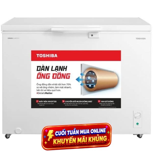 Tủ đông Toshiba Inverter 293 lít GR-RC390CM-PMV(01)