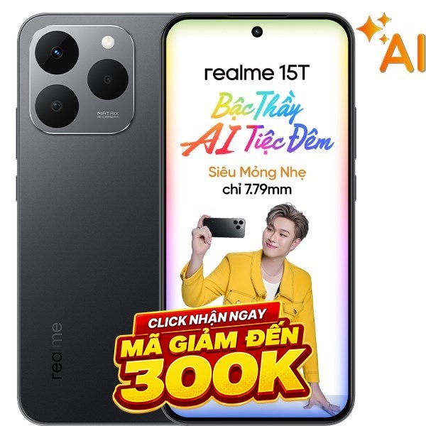 Điện thoại realme 15T 5G 12GB/256GB